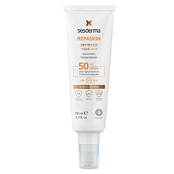 Средство солнцезащитное с матовым эффектом для лица spf 50 - Repaskin dry touch facial sunscreen